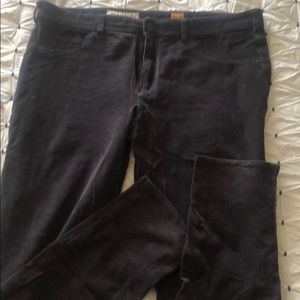 Pilcro serif cord leggings in grey